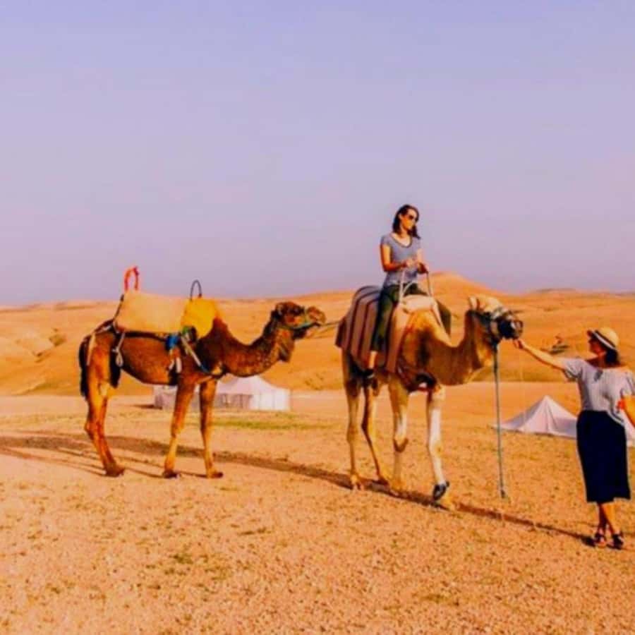 Marrakech: Agafay Desert Camp Lunch with Camel Ride and Pool - Optional Add-Ons: Quad Bikes and Other Extra Time