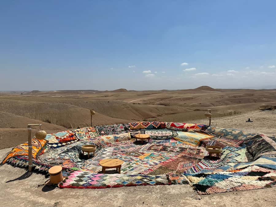 Marrakech: Agafay Desert Dinner, Camel Ride, and Music Show - Moroccan tea welcome and free time among the dunes