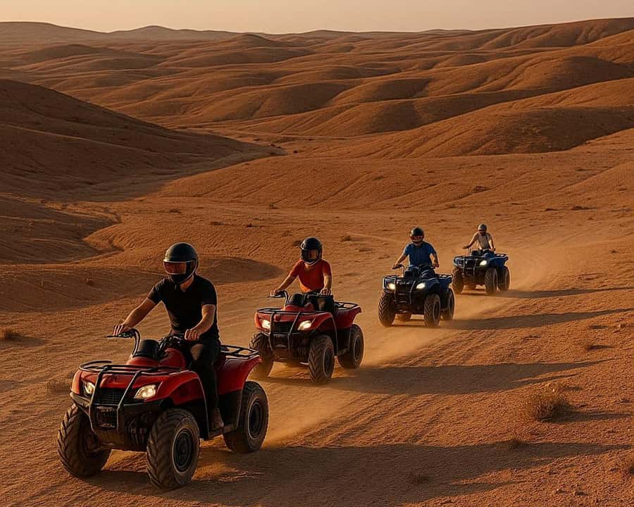 Marrakech: Agafay Desert Dinner Show with Quad Bike & Camel - Camel Ride in the Agafay Dunes: Short, Scenic, and Worth It
