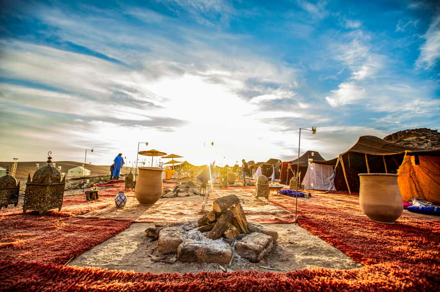 Marrakech: Agafay Desert Escape with Quad or Camel Ride - Dinner at camp: tagines, couscous, mint tea, and stars