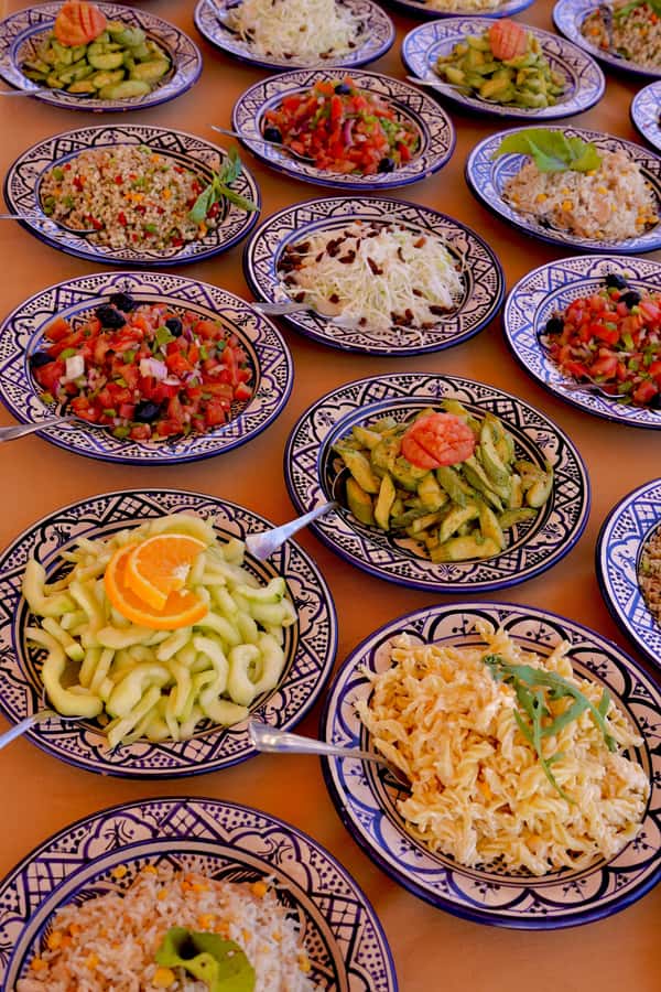 Marrakech: Agafay Desert Magic Sunset Dinner & Live Show - Tea, tagine, and the camp dinner setup you actually feel