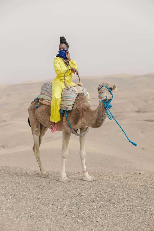Marrakech: Agafay Desert Quad Bike with Camels & Dinner Show - Quad Bike Thrills in Agafay, Two People per Quad