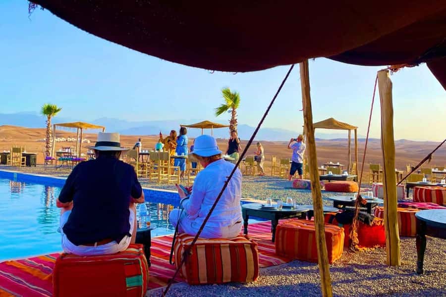 Marrakech: Agafay Desert Quad Biking & Dinner Show - Dinner at the camp: 3 courses, outdoor setting, and timing after sunset