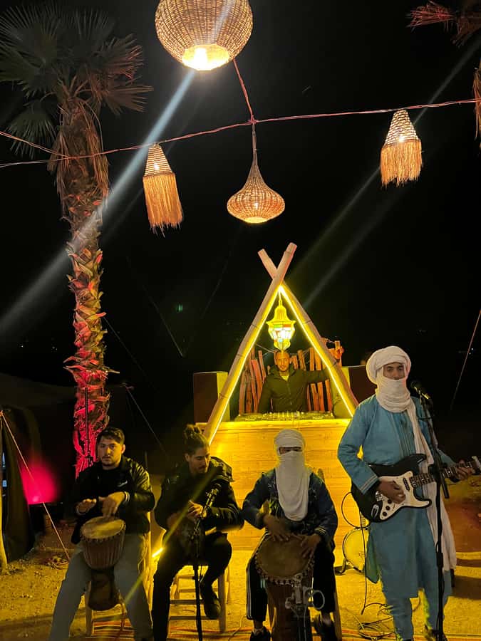 Marrakech: Agafay Desert Quad & Camel Rides, Dinner & Show - Dinner under Berber tents, tea, tagine, and what the 3-course meal adds