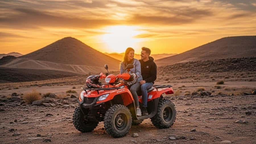 Marrakech: Agafay Desert Quad, Camel, Sunset Dinner & Show - The pickup and drive: simple, A/C, and worth paying for
