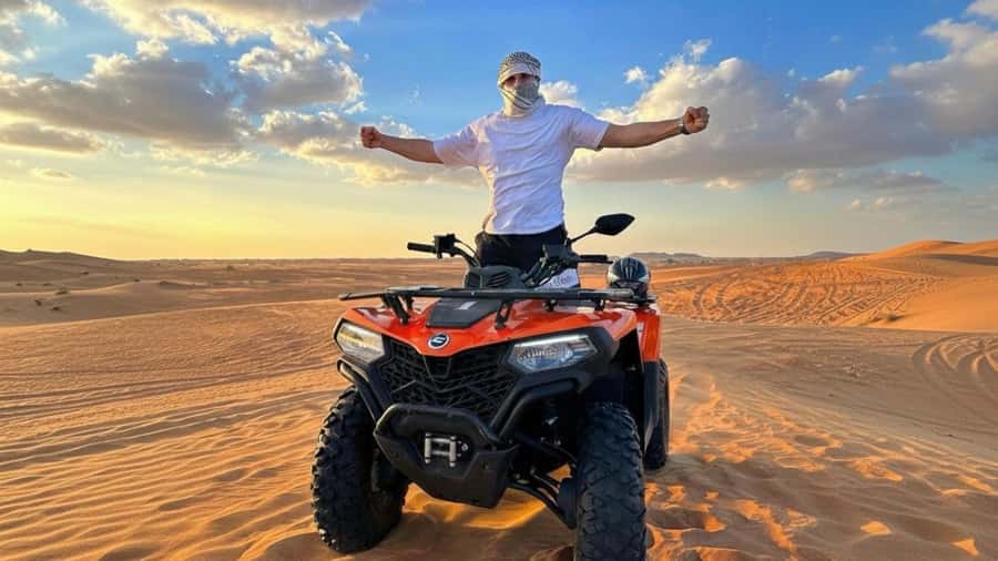 Marrakech: Agafay Desert Tour Quad bike & Dinner fire show - Marrakech to Agafay: The Drive That Sets the Mood