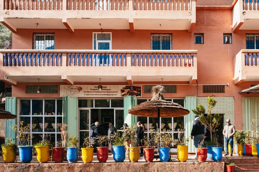 Marrakech: Atlas Mountains and 5 Valleys Day Tour with Lunch - Sidi Fares lunch in a Berber family house