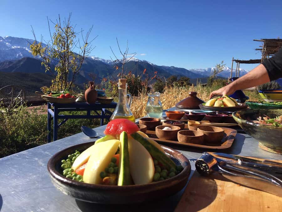 Marrakech: Atlas Mountains Cooking Class with Berber Family - Ingredient Shopping Like a Local, Not Like a Tourist