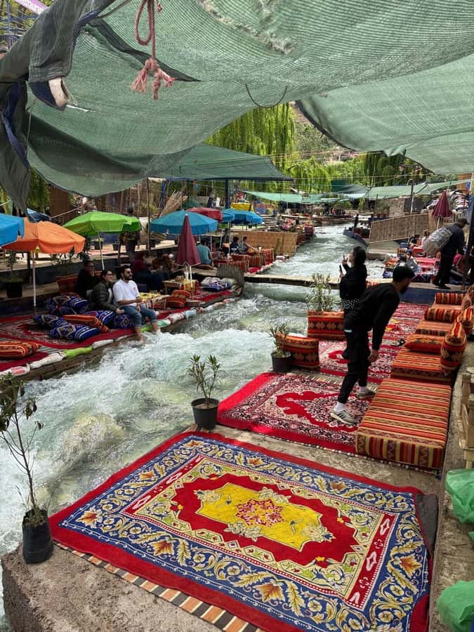 Marrakech: Atlas Mountains, Ourika Valley with Guide & Lunch - Ourika River Lunch: Moroccan Food in a Real Setting