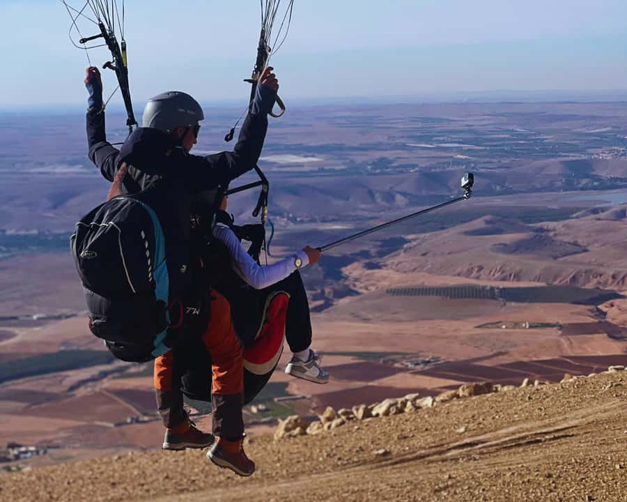 Marrakech: Atlas Mountains Paragliding Tour with Video - Equipment, Briefing, and the Safety Moment Before Takeoff