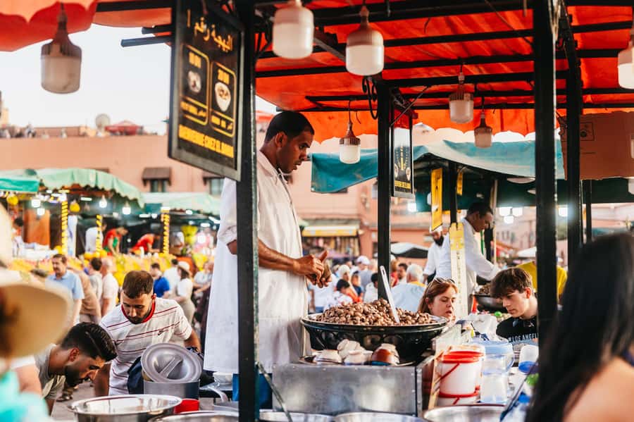 Marrakech: Authentic Moroccan Food Walking Tour & Dinner - Route A: From Kaab Ghzal to Tajine, the Cozier Restaurant Finish
