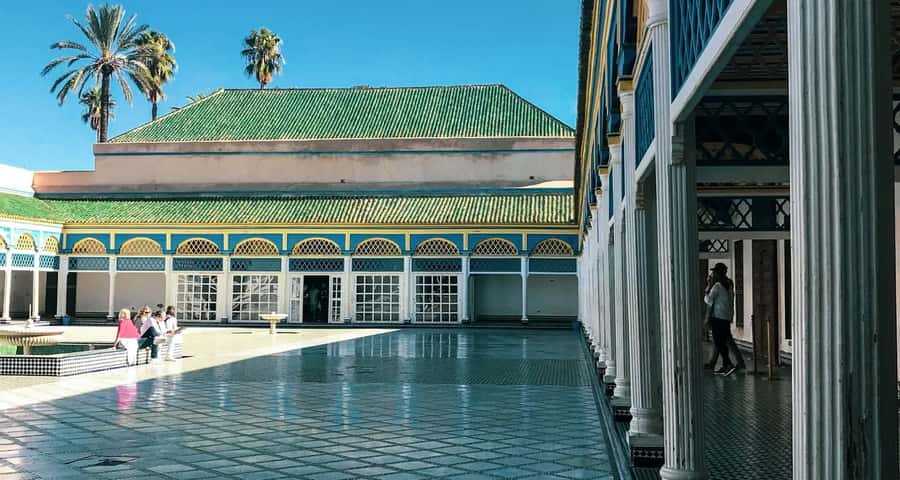 Marrakech: Bahia Palace, Madrasa Bn Yousef, Souk Medina Tour - Koutoubia Mosque photo stop, the Marrakech landmark that keeps showing up