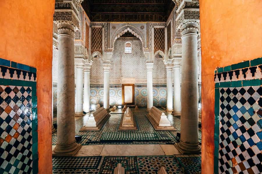 Marrakech: Bahia Palace, Saadian Tombs & Medina Walking Tour - Bahia Palace: Courtyards, Cedar Ceilings, and How Wealth Worked