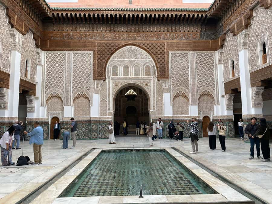 Marrakech: Ben Youssef Madrasa, Dar El Bacha and Medina Tour - Spice Square and the Craft Shops: How to Shop Without Getting Burned
