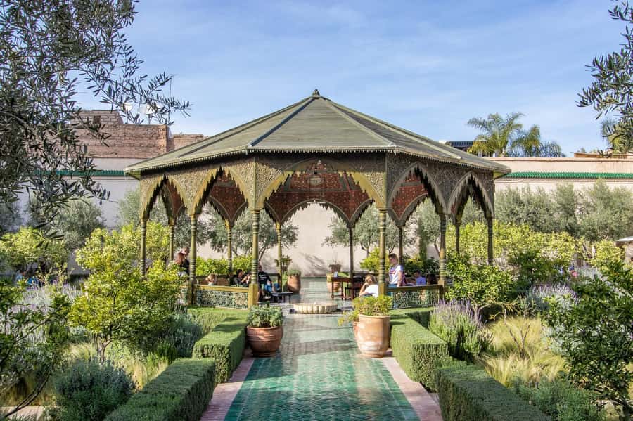 Marrakech: Ben Youssef Medersa, Le Jardin Secret & Souk Tour - Le Jardin Secret: peace in the middle of the medina