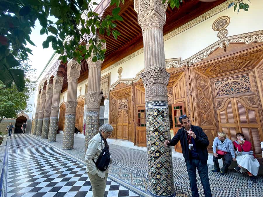 Marrakech: Ben Youssef Medersa, Le Jardin Secret & Souk Tour - Dar El Bacha Museum and the Thami El Glaoui connection