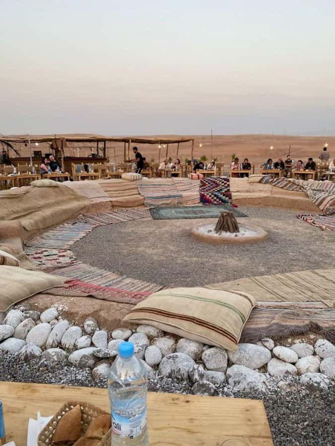 Marrakech: Camel & Quad Bike Tour with Sunset, Dinner & Show - Camel riding at sunset, calm sand and better photos