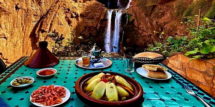 Marrakech: Camel & Quad Bike Tour with Sunset, Dinner & Show - Berber dinner under the night sky, music, campfire, and fire show