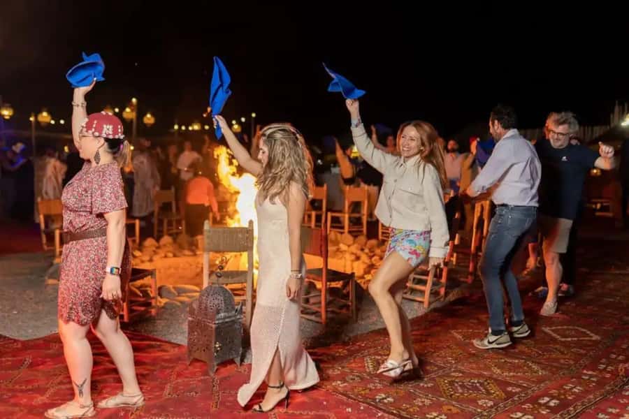 Marrakech: Camel Ride & Sunset Dinner with Fire Show - Key highlights worth circling