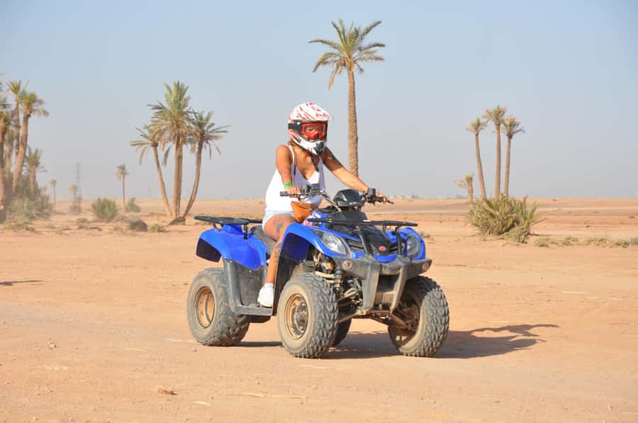Marrakech: Desert and Palm Grove Quad Tour with Tea - Safety Briefing, Helmet Gear, and Why You Shouldn’t Skip the Practice Run