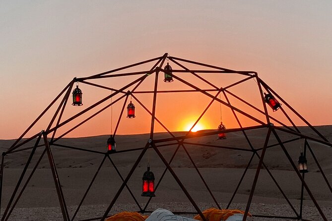 Marrakech desert dinner & sunset camel ride & bonfire music dance - Sunset Camel Ride: Nomad Outfits, Photo Moments, and the Option to Skip