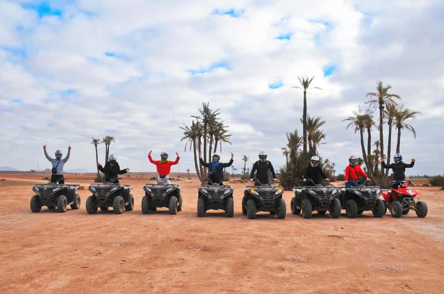 Marrakech Desert & Palm Grove Quad Bike Tour - From Marrakech Pickup To Palmeraie Prep