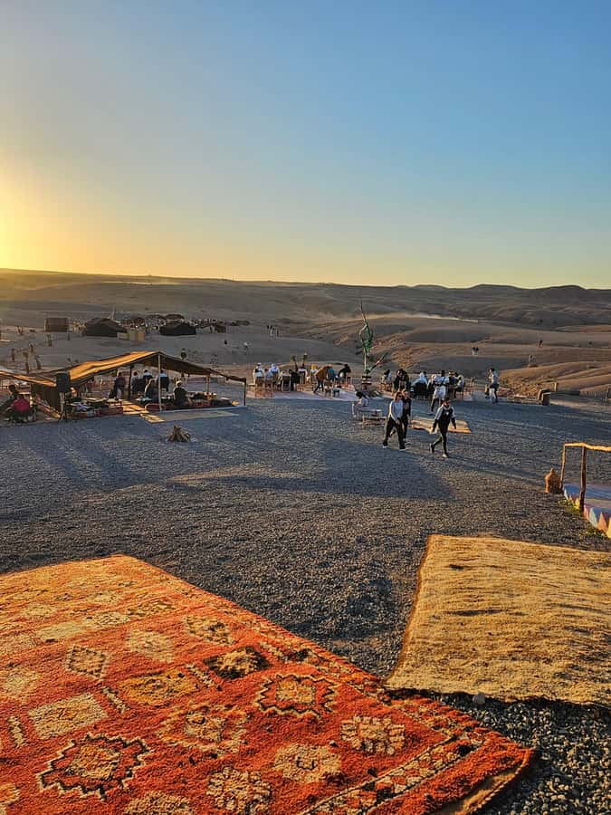 Marrakech: Dinner and Quad bike Desert Agafay Stars & show - Camel ride time and the charm of old mud houses