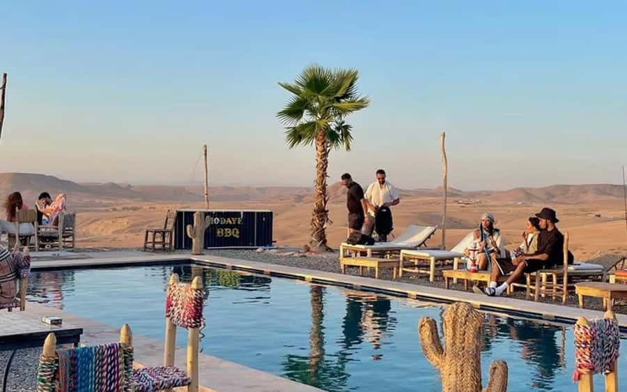 Marrakech Dinner Show Agafay Desert with Camels swiming pool - Who This Agafay Night Suits Best