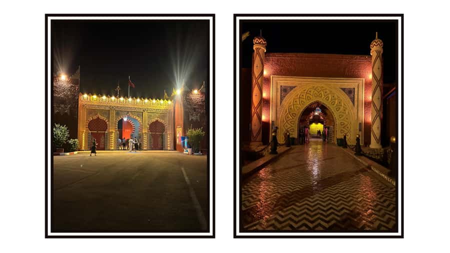 Marrakech: Dinner show and Fantasia in Chez Ali - Lamb tagine, chicken tagine, and couscous with 7 vegetables