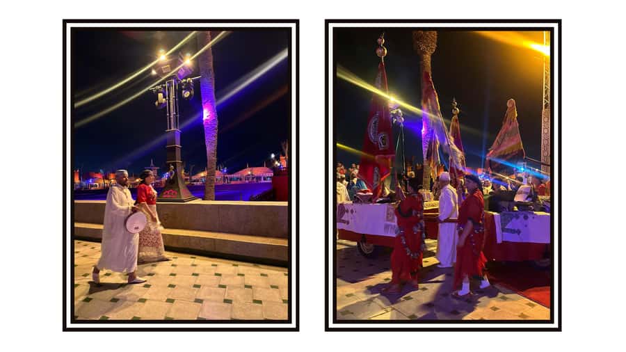 Marrakech: Dinner show and Fantasia in Chez Ali - The full stage show: belly dancers, acrobats, fireworks