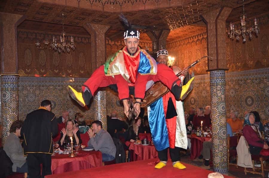 Marrakech: Dinner Show at Dar Essalam Restaurant - Dar Essalam in the Marrakech medina: the setting you actually remember