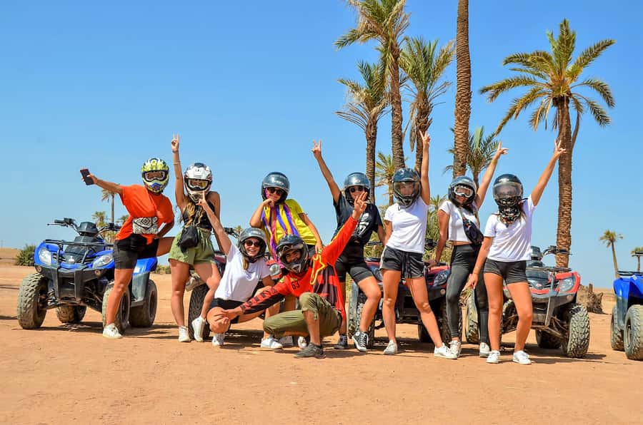 Marrakech: Dunes of the Palmeraie Quad Bike Ride with Tea - Safety briefing and quad basics you will learn fast