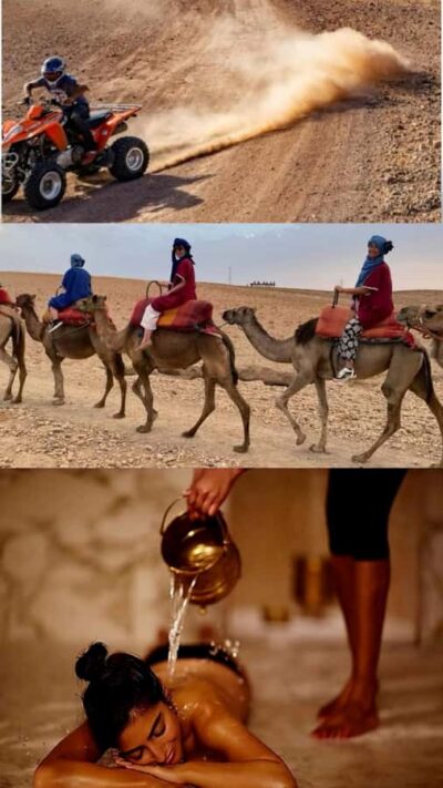 Full-Day Camel Ride, Quad Bike, & Spa Tour