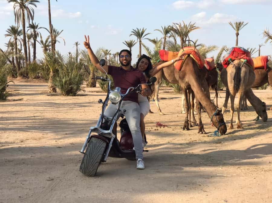 Marrakech: Glide Through the Red City on an EcoScooter Tour! - Sofitel Esplanade meetup, then scooter practice before the traffic