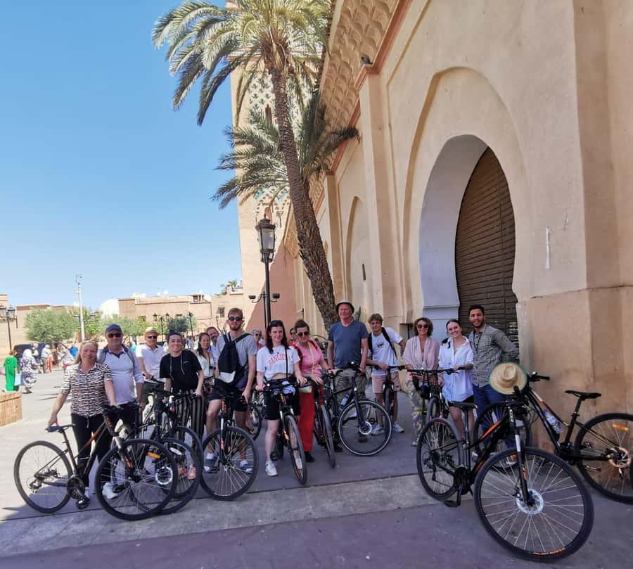 Marrakech: Guided Bike Tour with a local Guide - Marrakech Railway Station photo stop: architecture with a purpose