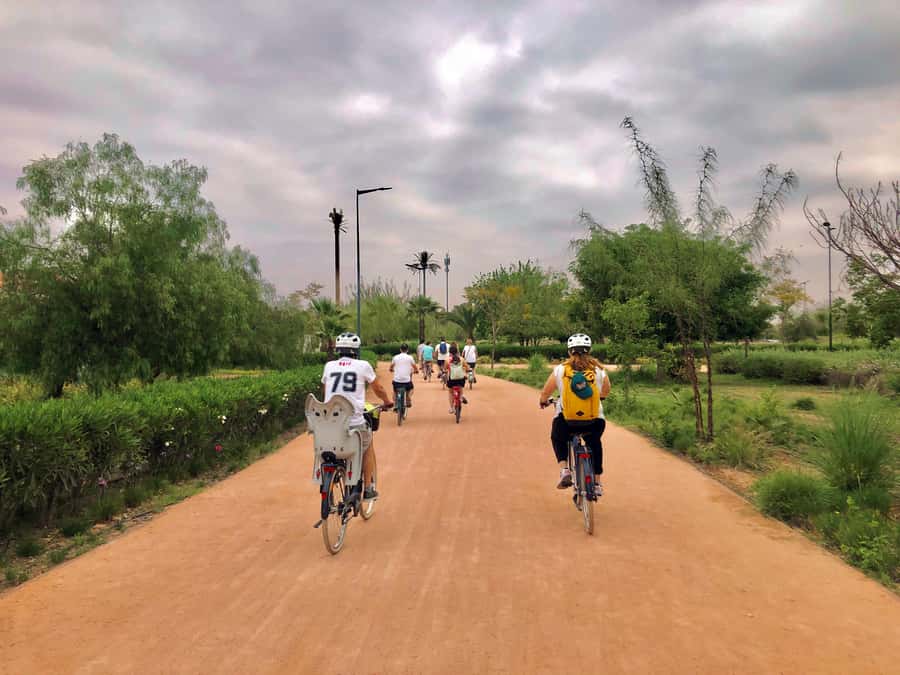 Marrakech:Guided City Cycling Tour - Culture, Colors & Charm - The wall walk: ramparts views and why they matter