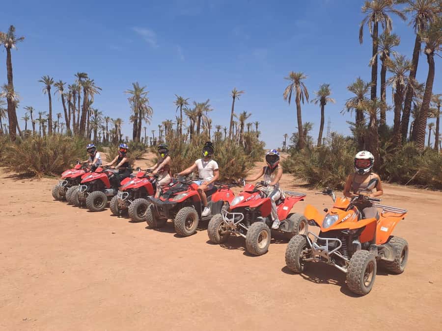 Marrakech: Guided Quad Bike and Camel Ride Tour with Tea - Getting Started: Helmets, Goggles, and a Quick How-To