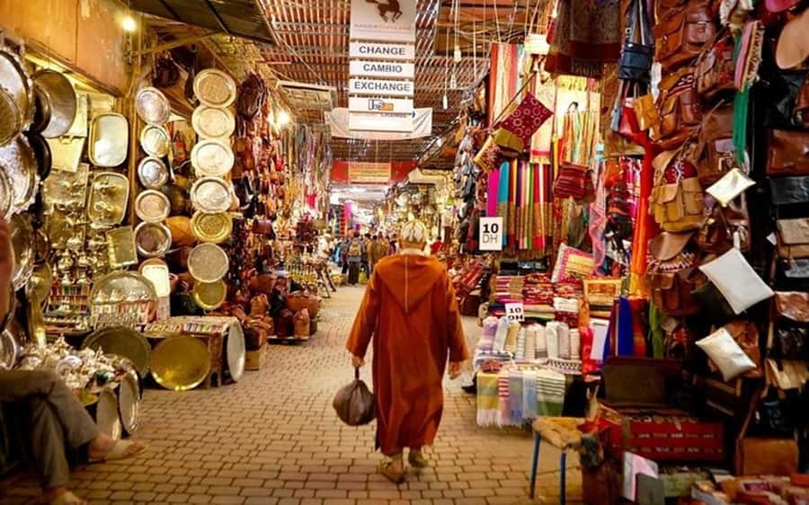 Marrakech Guided Souks Tour with a Local Insider - First Steps in the Medina: Café de France and Jamaa el-Fna