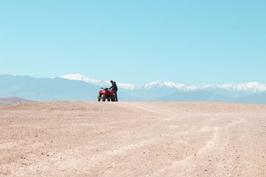 Marrakech: Half-Day Desert Quad Tour with Camel Ride - Dromedary ride: palms, patience, and nomadic-style dress