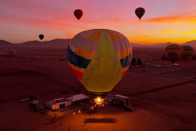 Hot Air Balloon at Sunrise