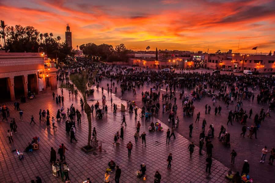 Marrakech: Jemma El Fnaa Food Tour with Dinner - Jemaa el Fnaa at dusk: where the food stories start