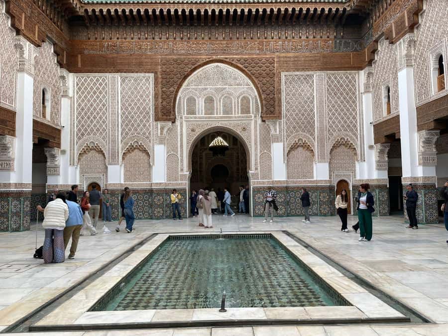 Marrakech: Madrasa Ben Youssef, Secret Garden & Medina Tour - Meeting Point at Cafe Argana, then Straight Into the Medina
