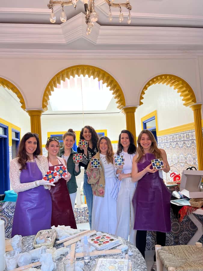 Marrakech: Make Your Own Moroccan Zellige Mosaic Masterpiece - What Happens During the 2 Hours: Pattern, Placement, Finish