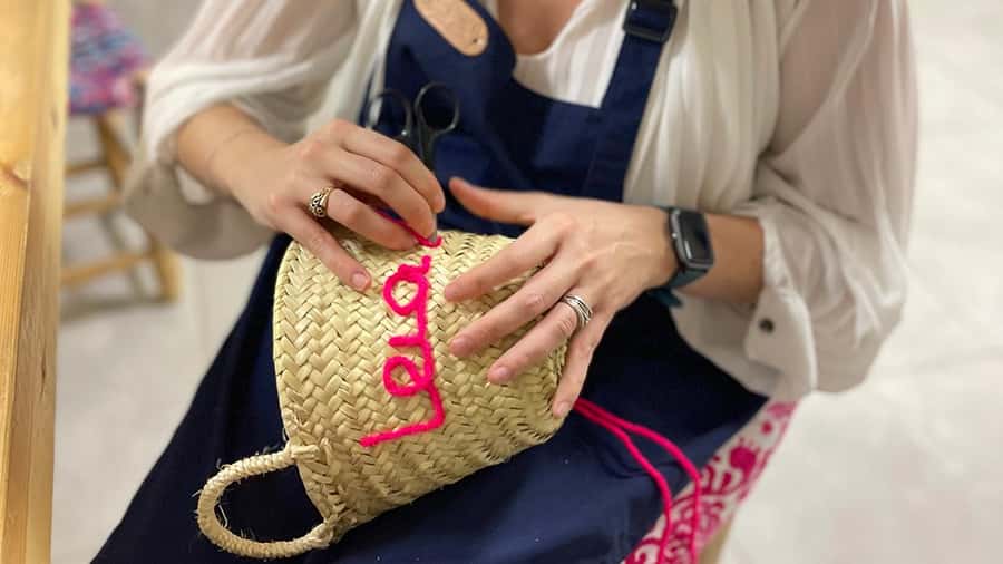 Marrakech Medina Basket Embroidery Workshop - Finding Souk Cherifia and Getting Started on Time