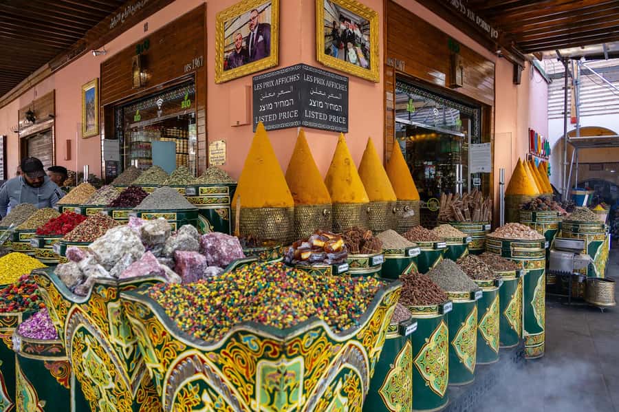 Marrakech: Medina, Souks, Artisans Guided Tour with Mint Tea - Ben Youssef Madrasa: time to look closely and catch quiet corners