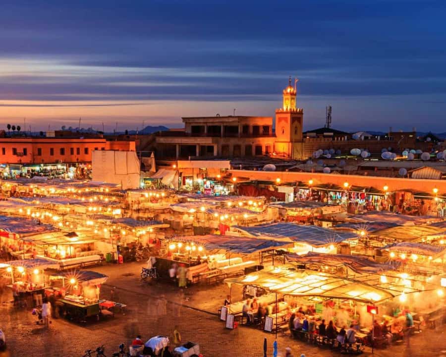 Marrakech: Medina Visit Rooftop Views & Traditional Dining - Dinner in a Riads Setting: Click Riad & Spa and the Calm After the Street