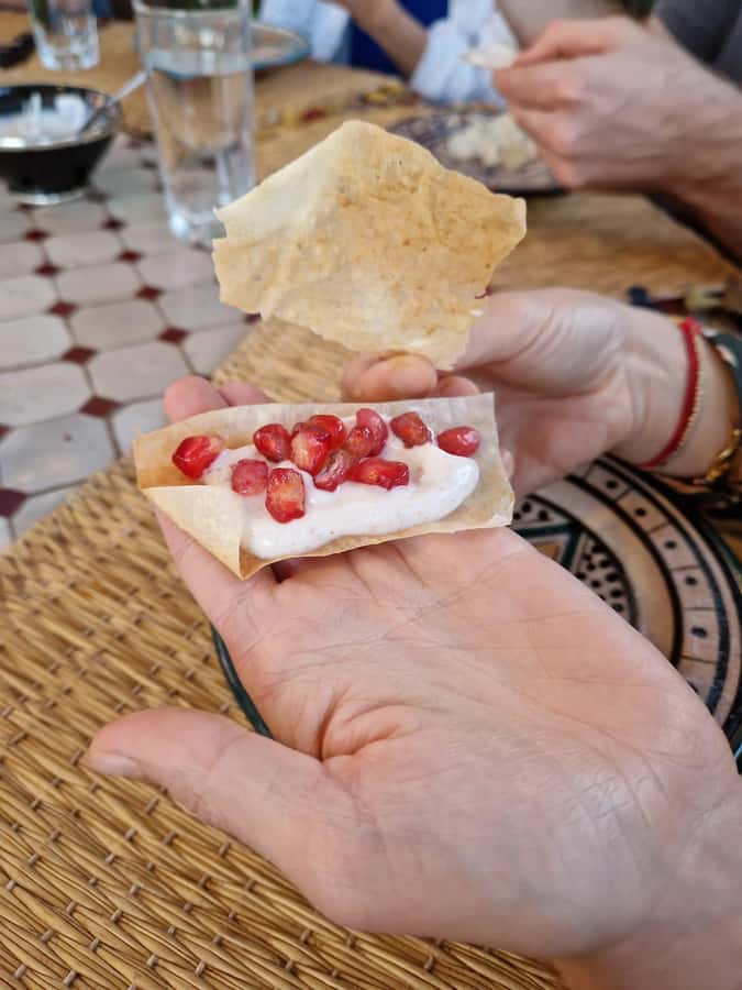 Marrakech: Moroccan Cooking Class for vegetarians and vegan - Cooking your Moroccan starter, then moving to tagine and couscous
