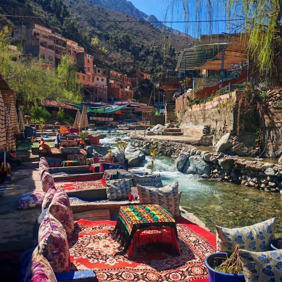 Marrakech: Ourika Valley, Atlas Mountains & Waterfalls Tour - Marrakech Pickup To Atlas Views: The First Hour Matters