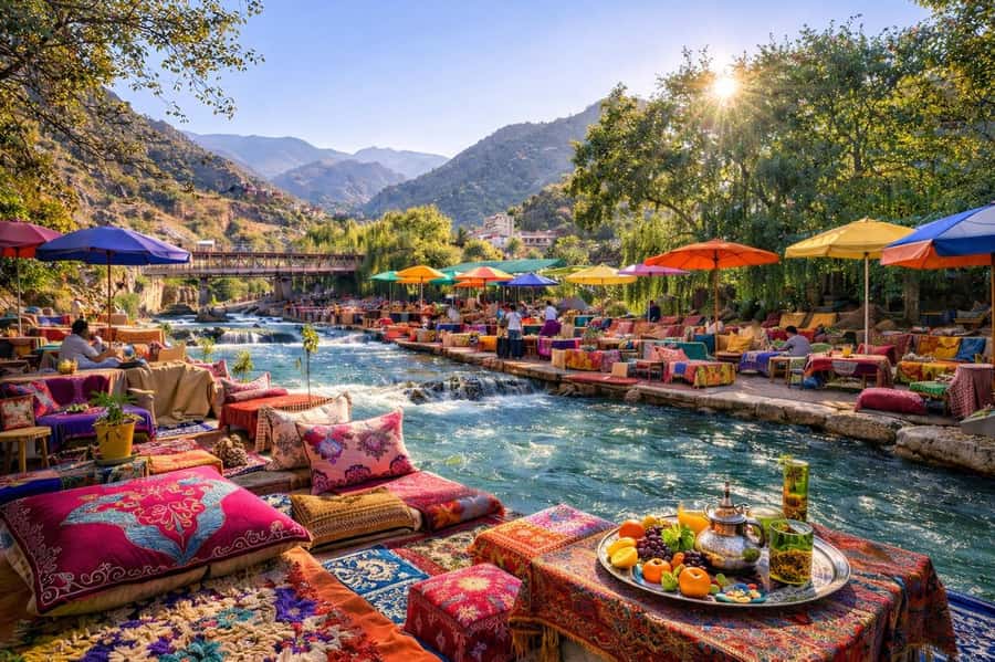 Marrakech: Ourika Valley Full-Day Atlas Mountain Guided Tour - Leaving Marrakech and settling into mountain time