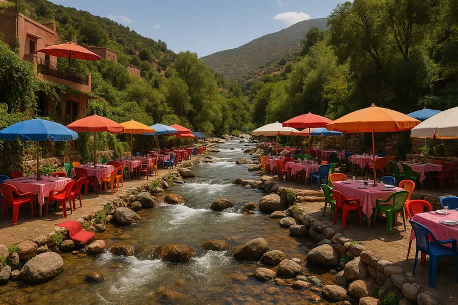 Marrakech: ourika valley lunch & guided hike to waterfalls - From Marrakech to Ourika Valley: what “early” really buys you
